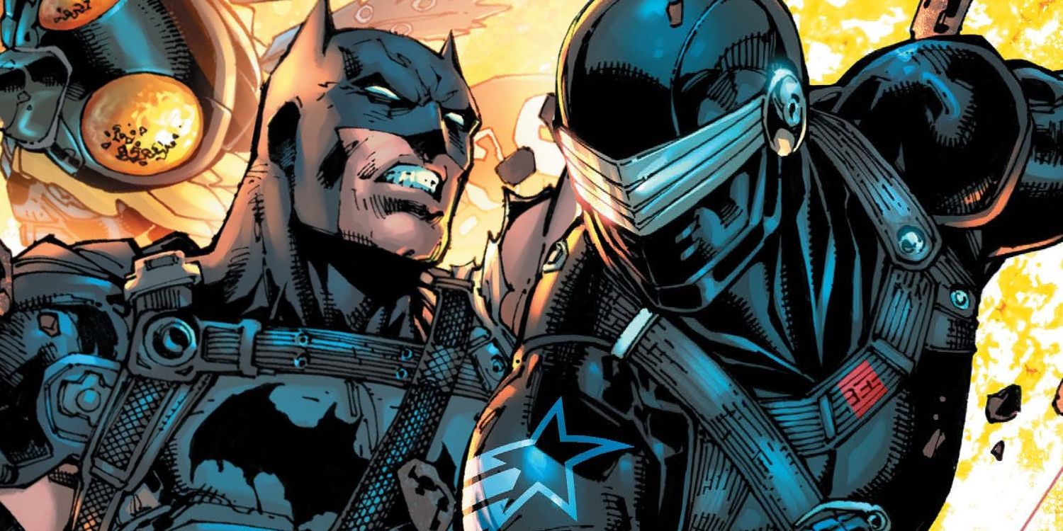 Batman vs Snake Eyes in Fortnite Comic
