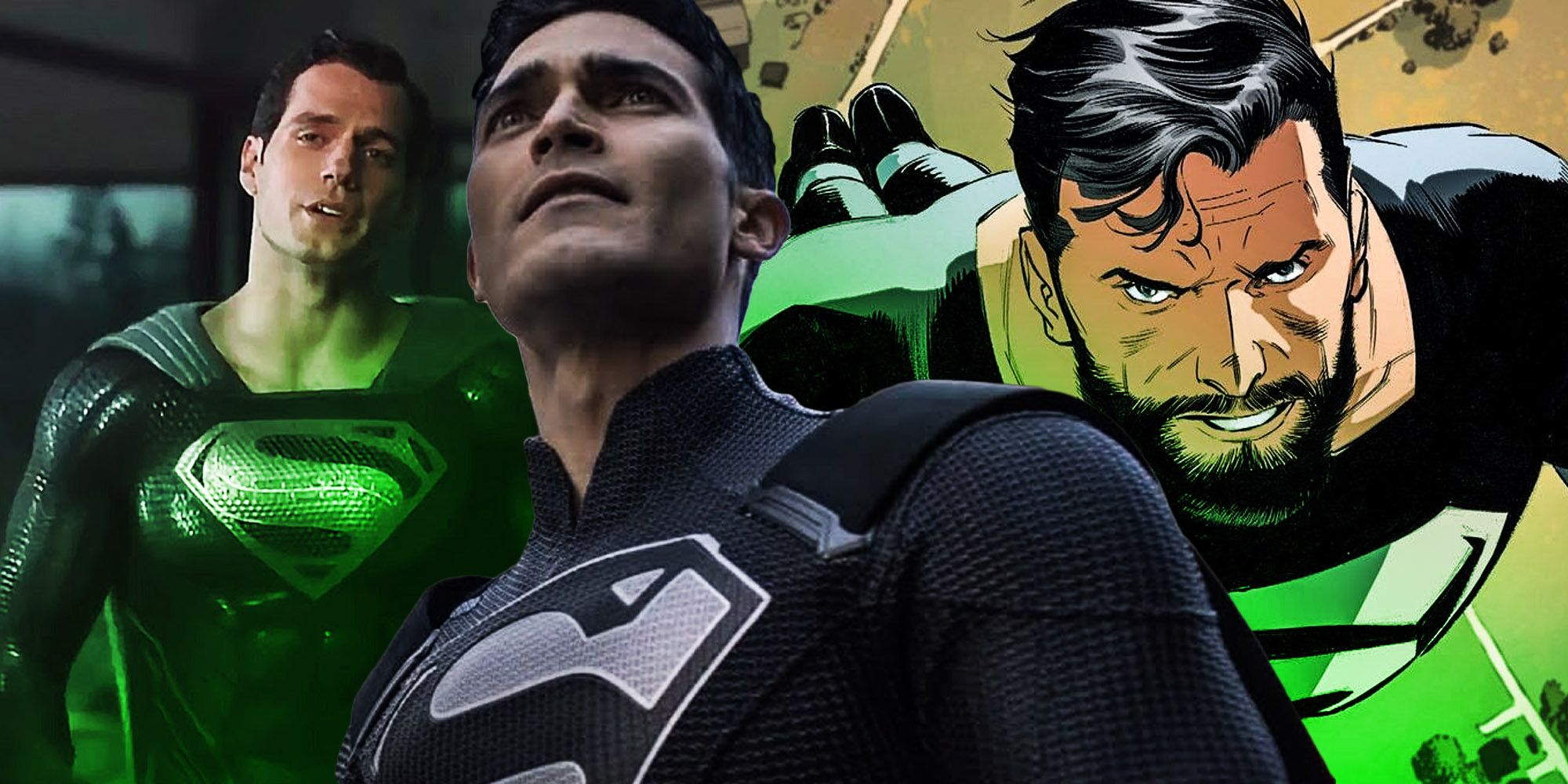 Black suit superman justice league snyder cut arrowverse comics
