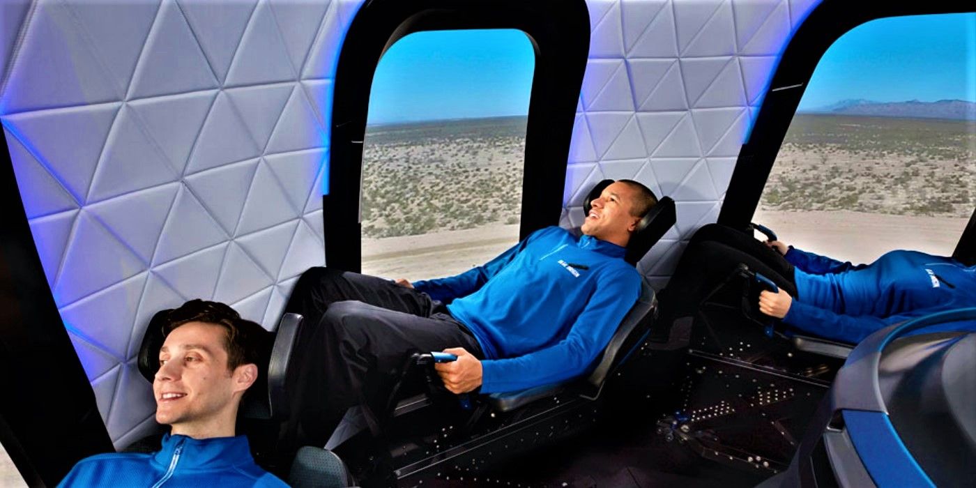 Blue Origin Official New Shepard cabin view