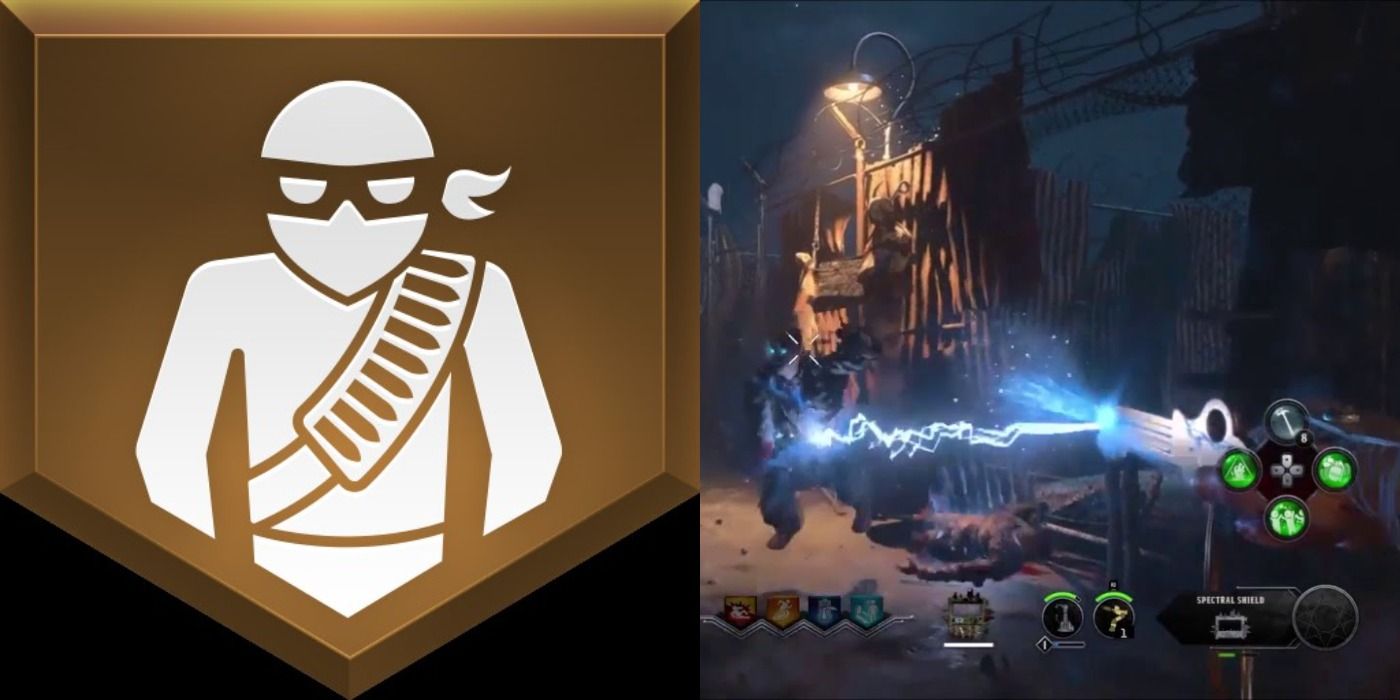 Bandolier bandit symbol and fighting zombies