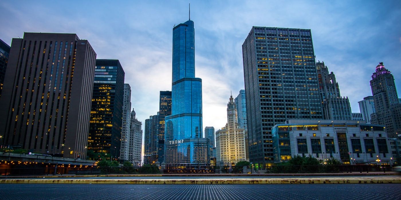 skyline in Chicago
