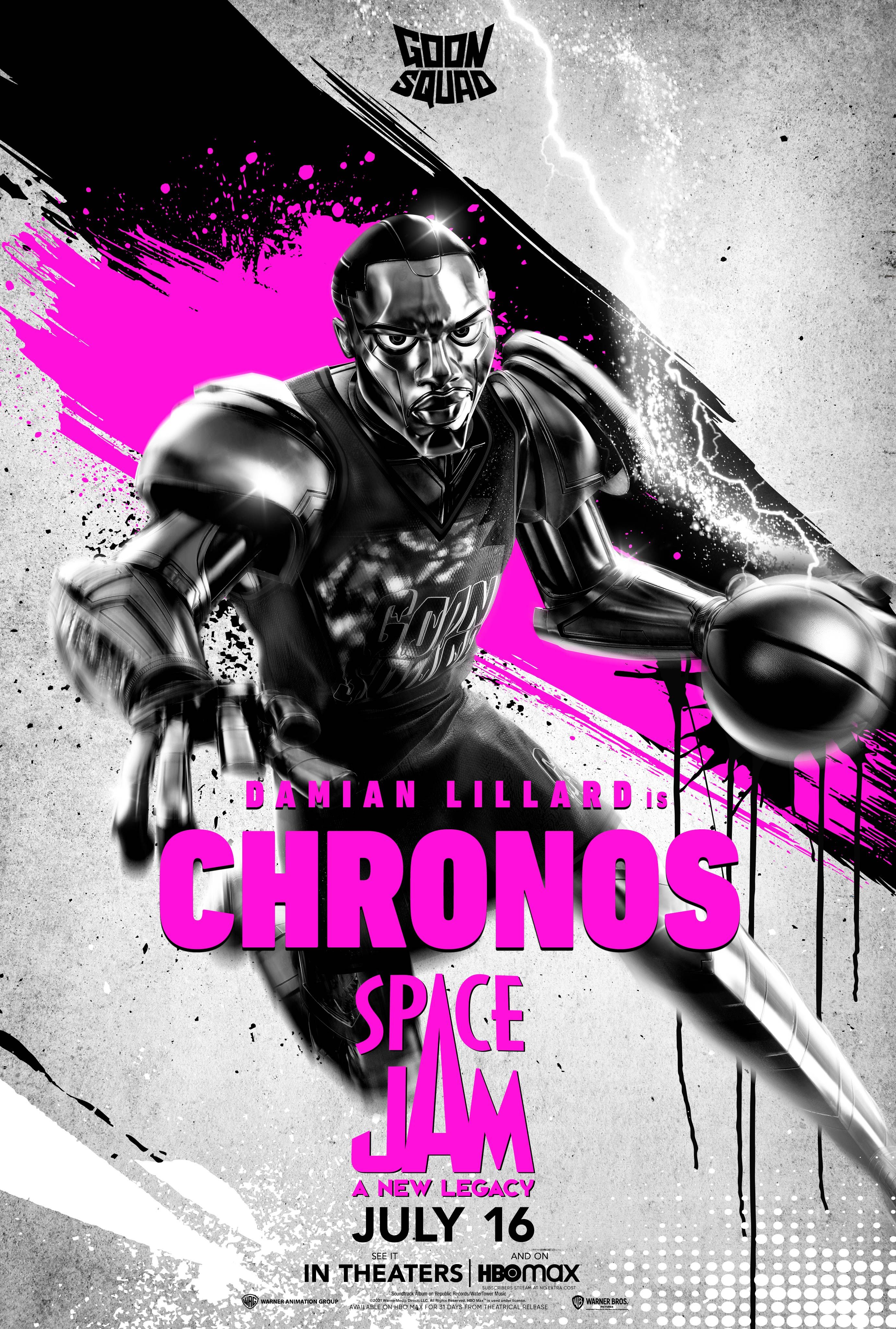Damian Lillard as Chronos in Space Jam 2