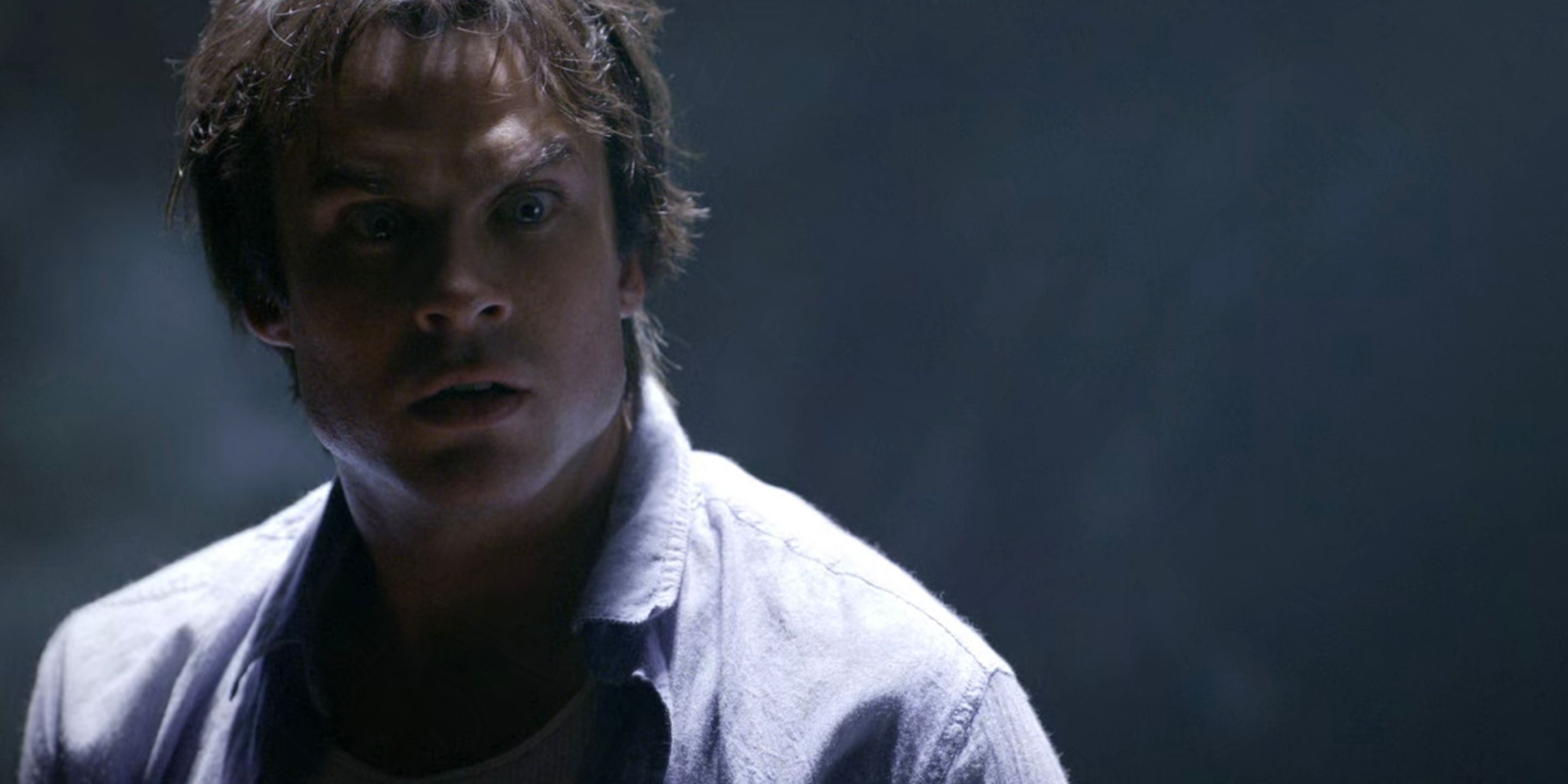 Damon in the prison world in The Vampire Diaries.