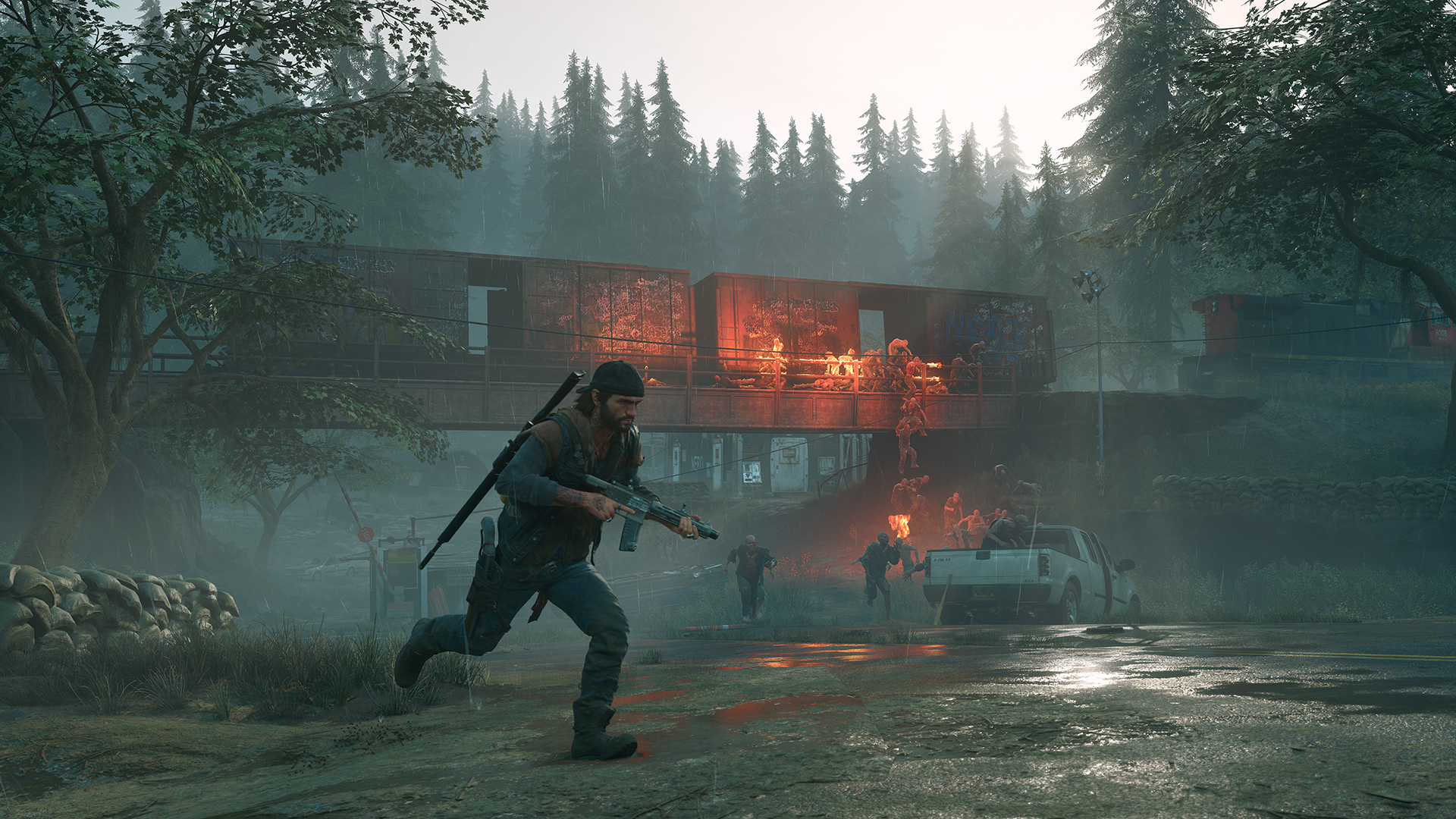 Days Gone PC - Deacon Runs From The Undead