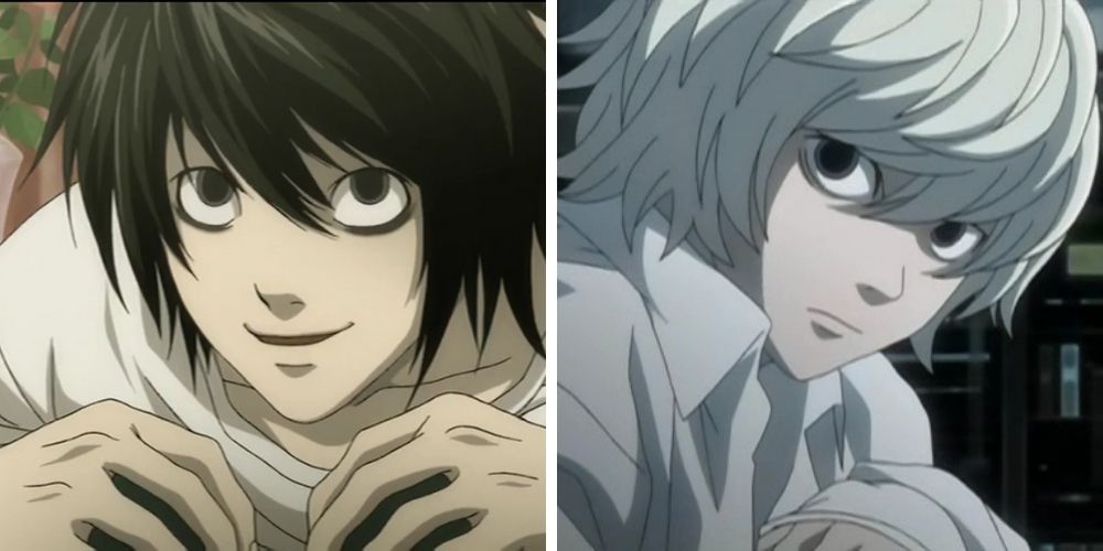 The time skiip in the Death Note anime.
