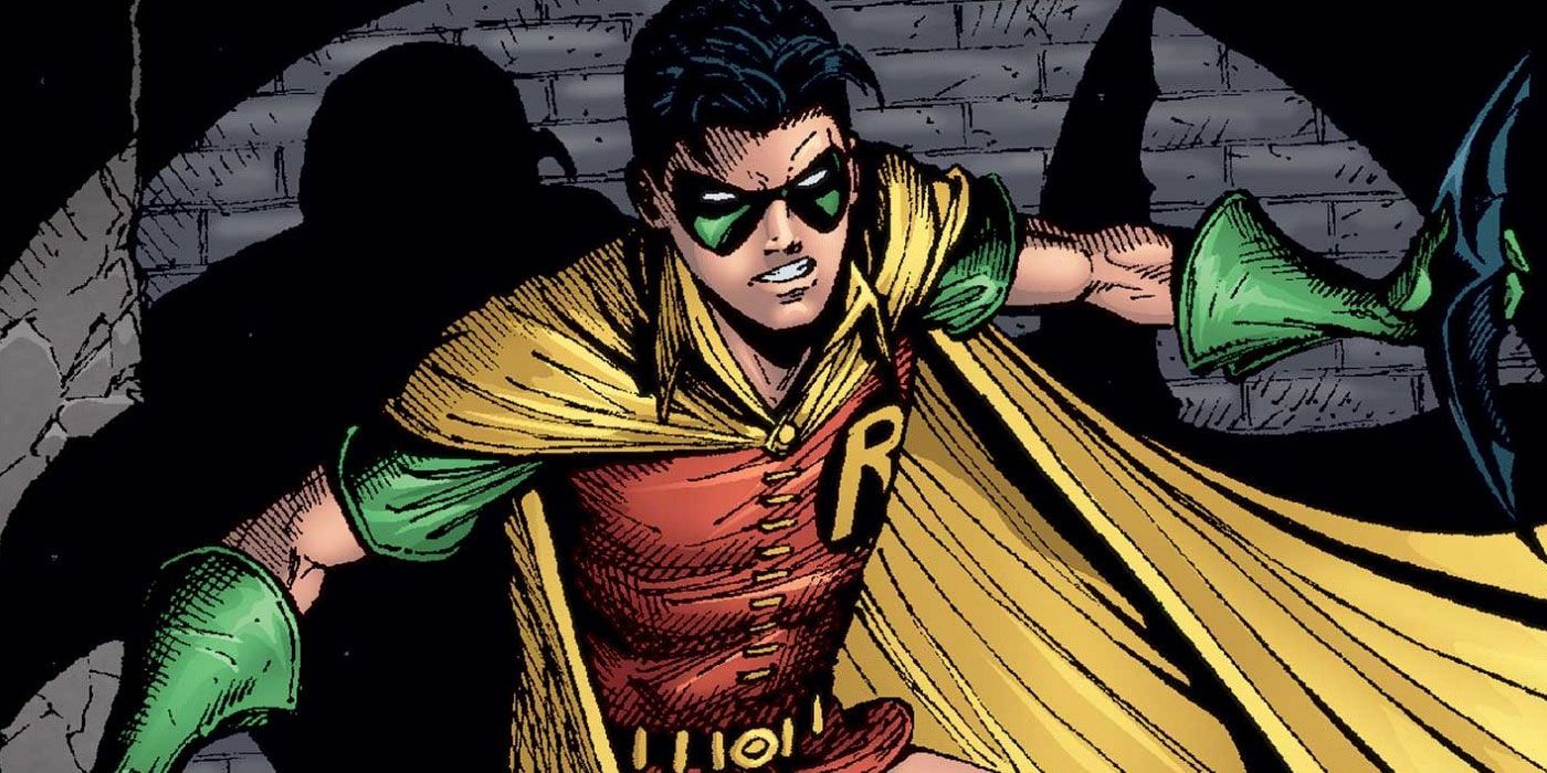 Dick Grayson as Robin in the comics