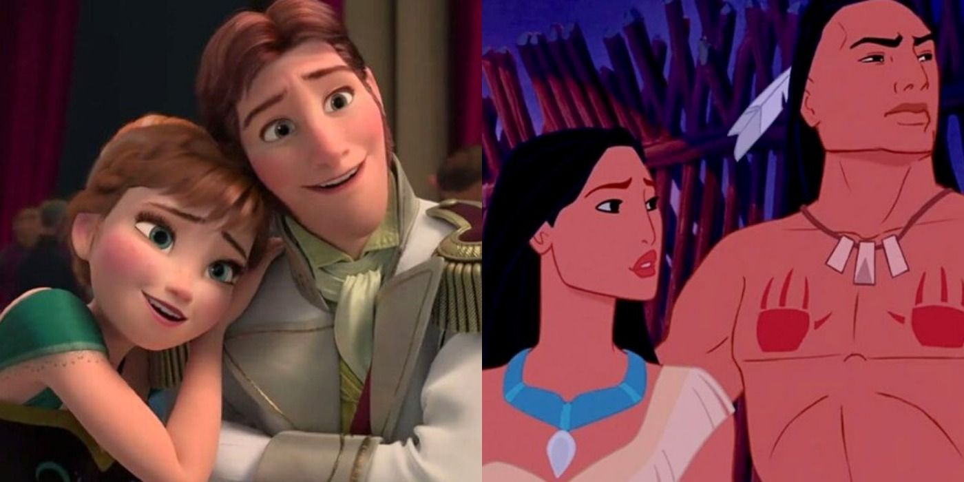 8 Disney Princesses & The Characters They Nearly Ended Up With