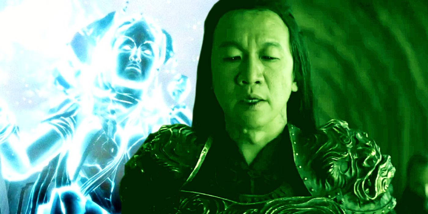 Elder God and Shang Tsung in Mortal Kombat