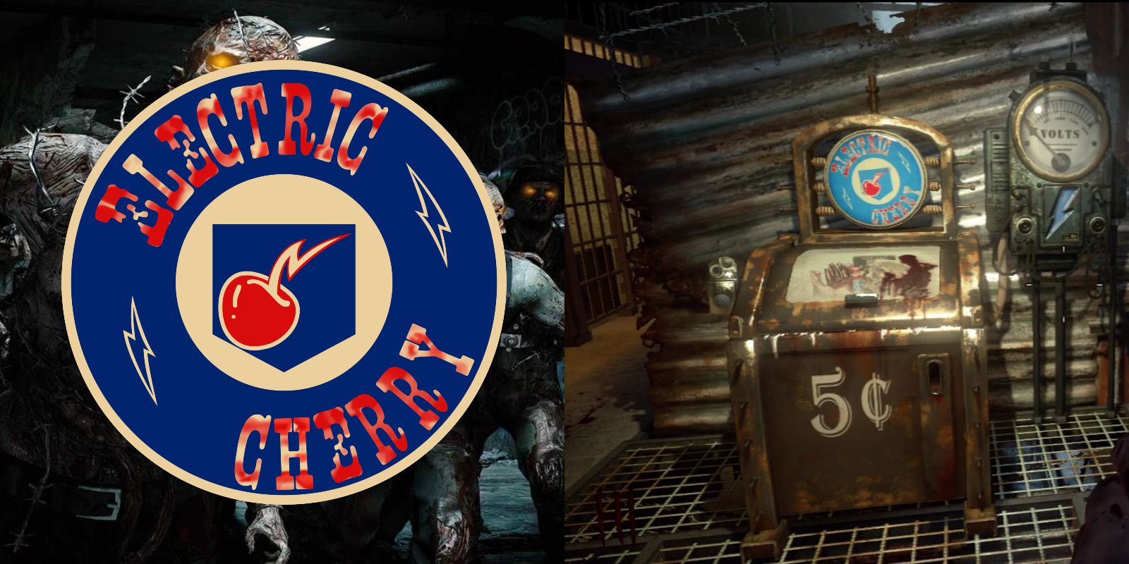 Electric Cherry soda machine and logo in Call Of Duty Black Ops II
