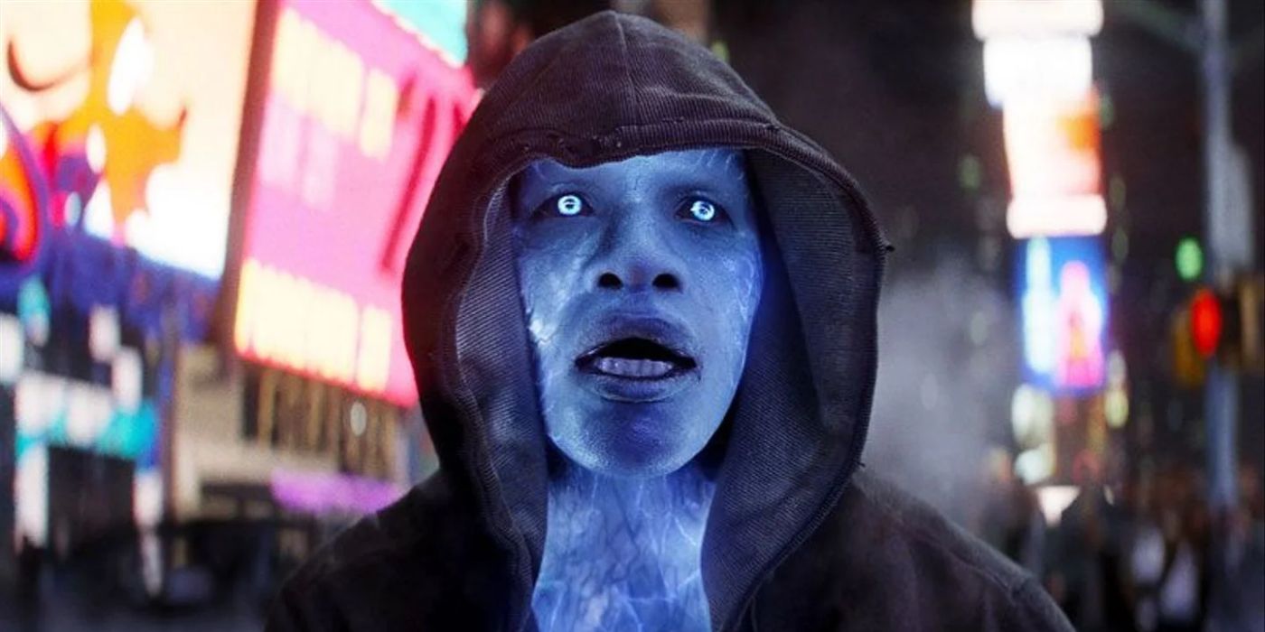Electro wearing a hoodie in The Amazing Spider-Man 2