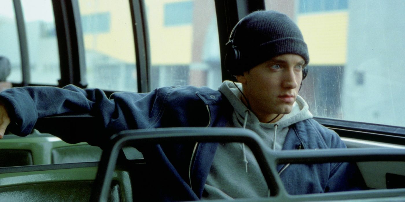 Jimmy rides a bus in 8 Mile