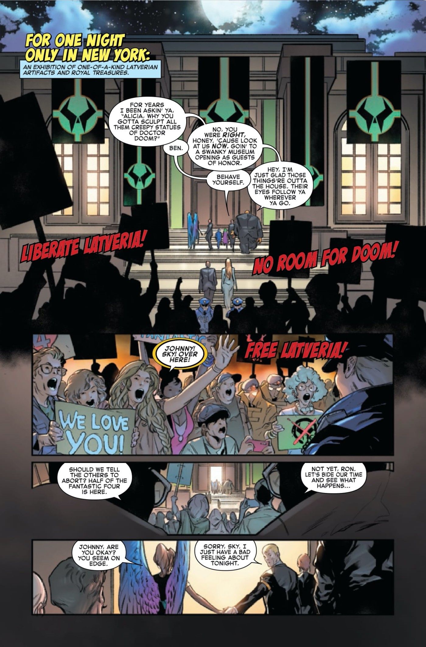 Bride of Doom Begins as the Fantastic Four Honor Their Nemesis