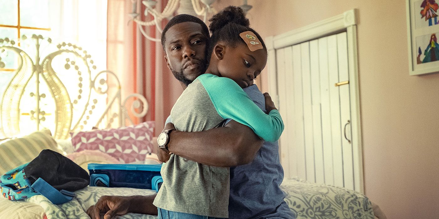 Kevin Hart and Melody Hurd in Fatherhood