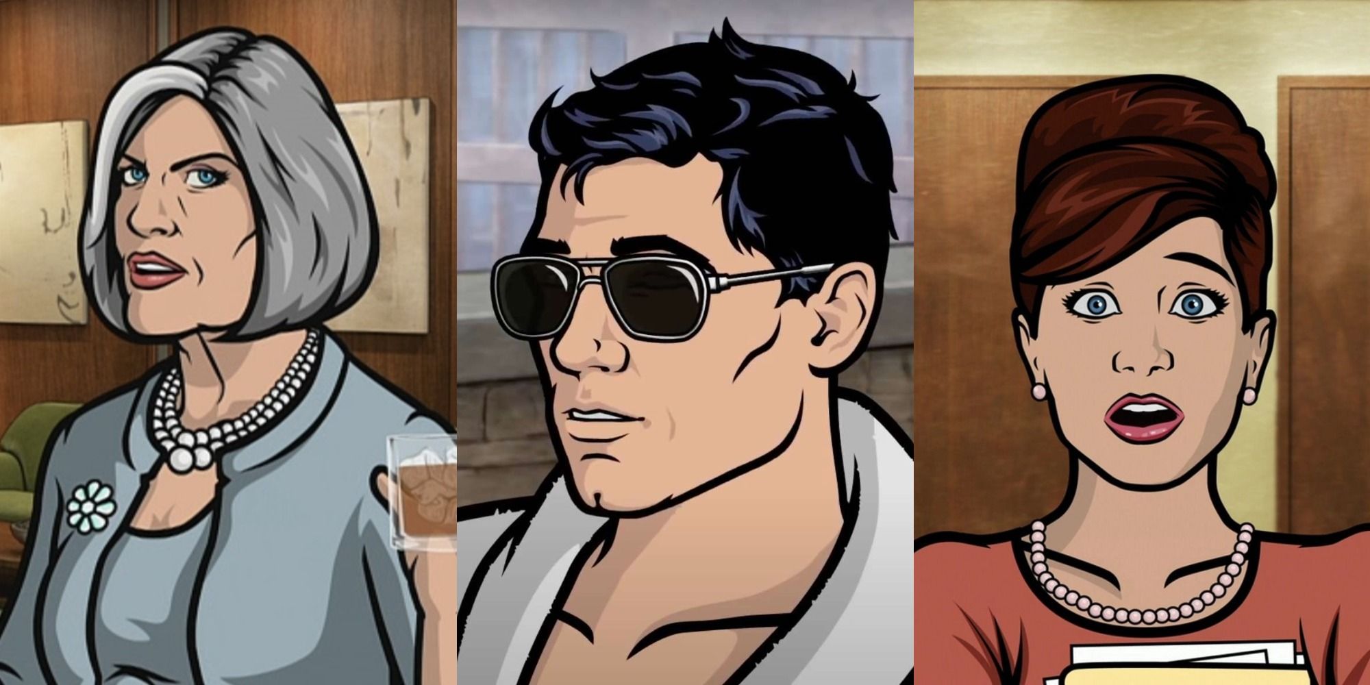 Malory, Archer, and Cheryl from Archer