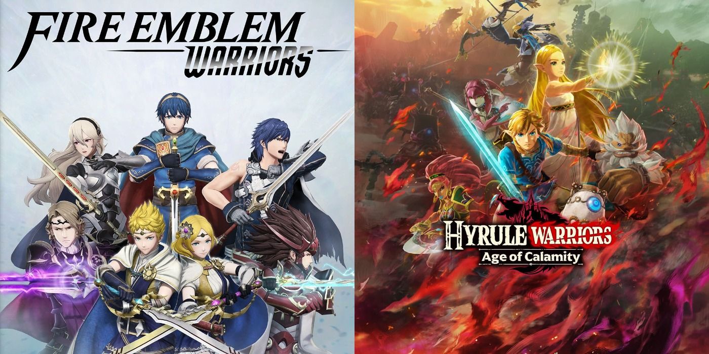 Art for Fire Emblem Warriors and Hyrule Warriors: Age of Calamity for the Switch