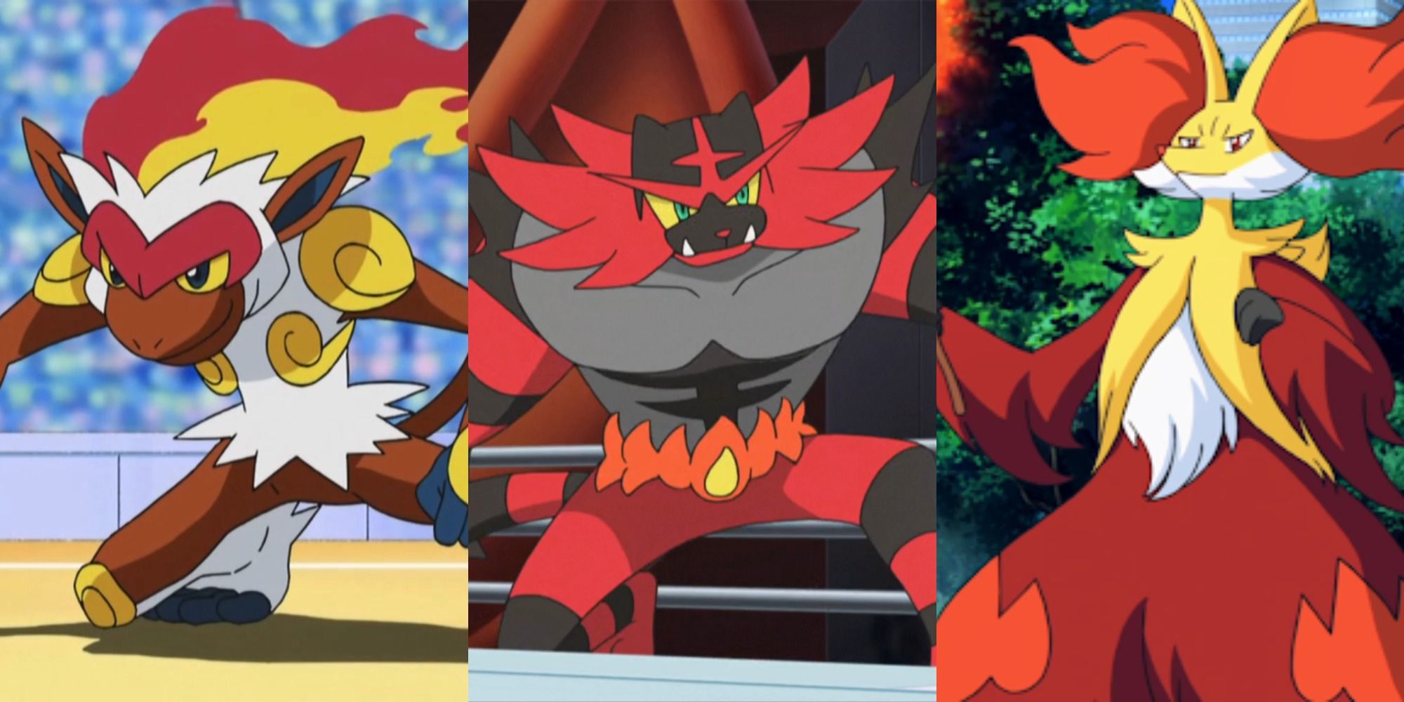 A look at all three final evolutions for starter Pokemon in X/Y