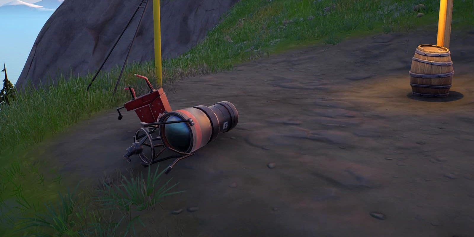 Damaged Telescope at the Weather Station in Fortnite Season 6