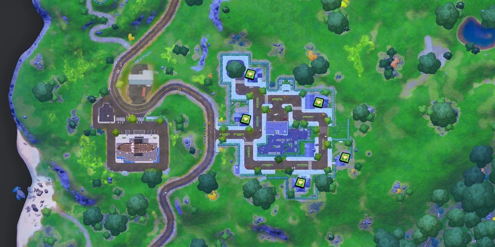 Research books located in buildings around Holly Hedges in Fortnite Season 6