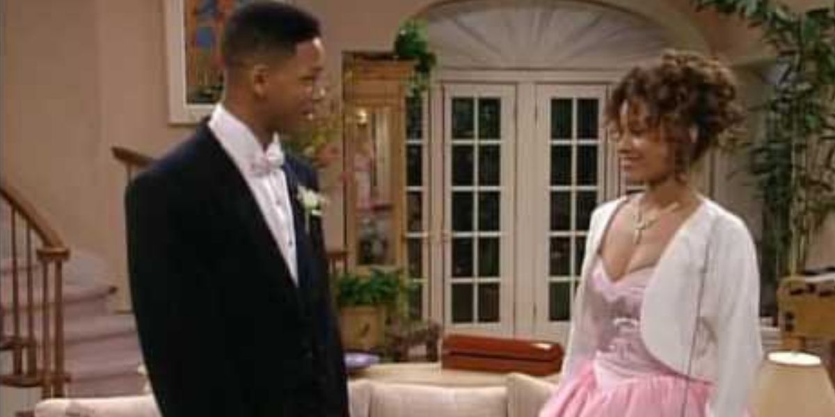 Will with his prom date in Fresh Prince Of Bel-Air - &quot;Just Say Yo&quot; (Season 3, Episode 19)