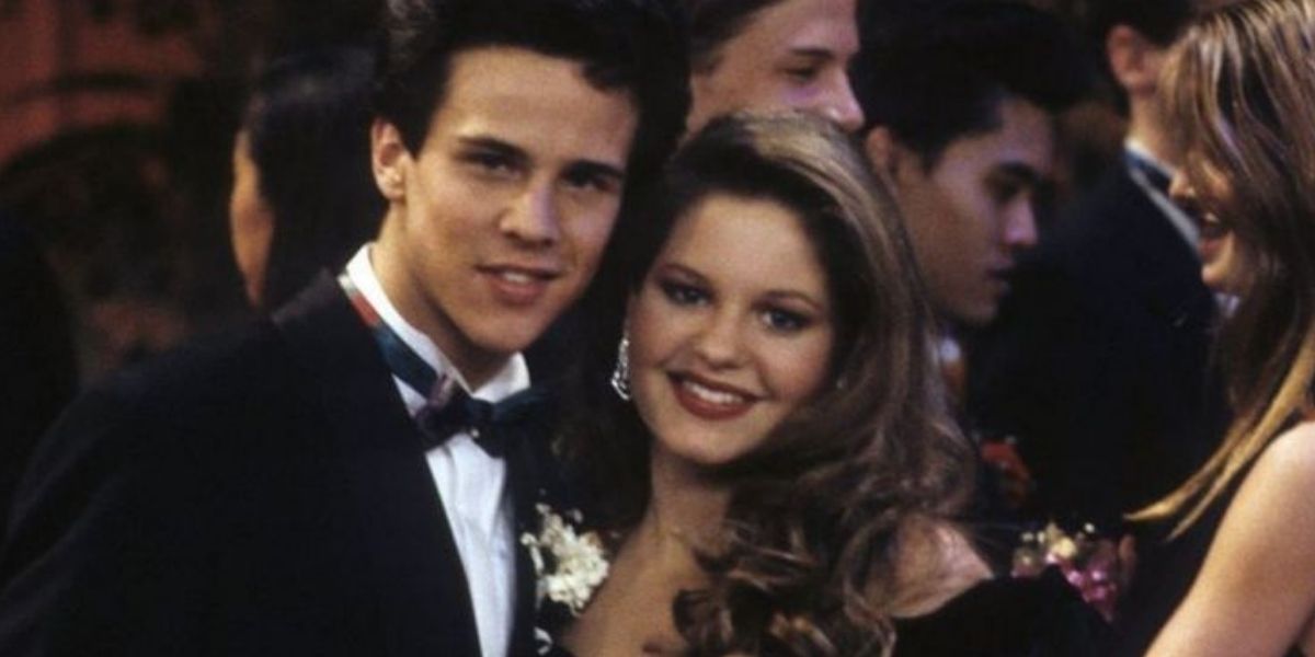 DJ Tanner and Steve pose for a picture at prom on Full House