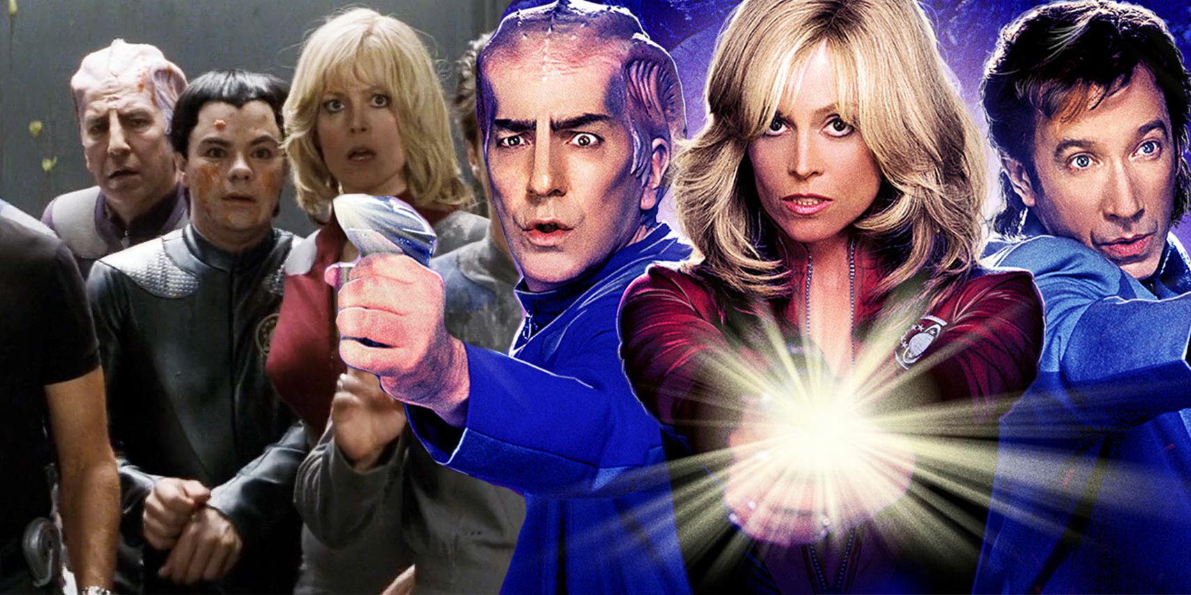 Collage of characters from Galaxy Quest