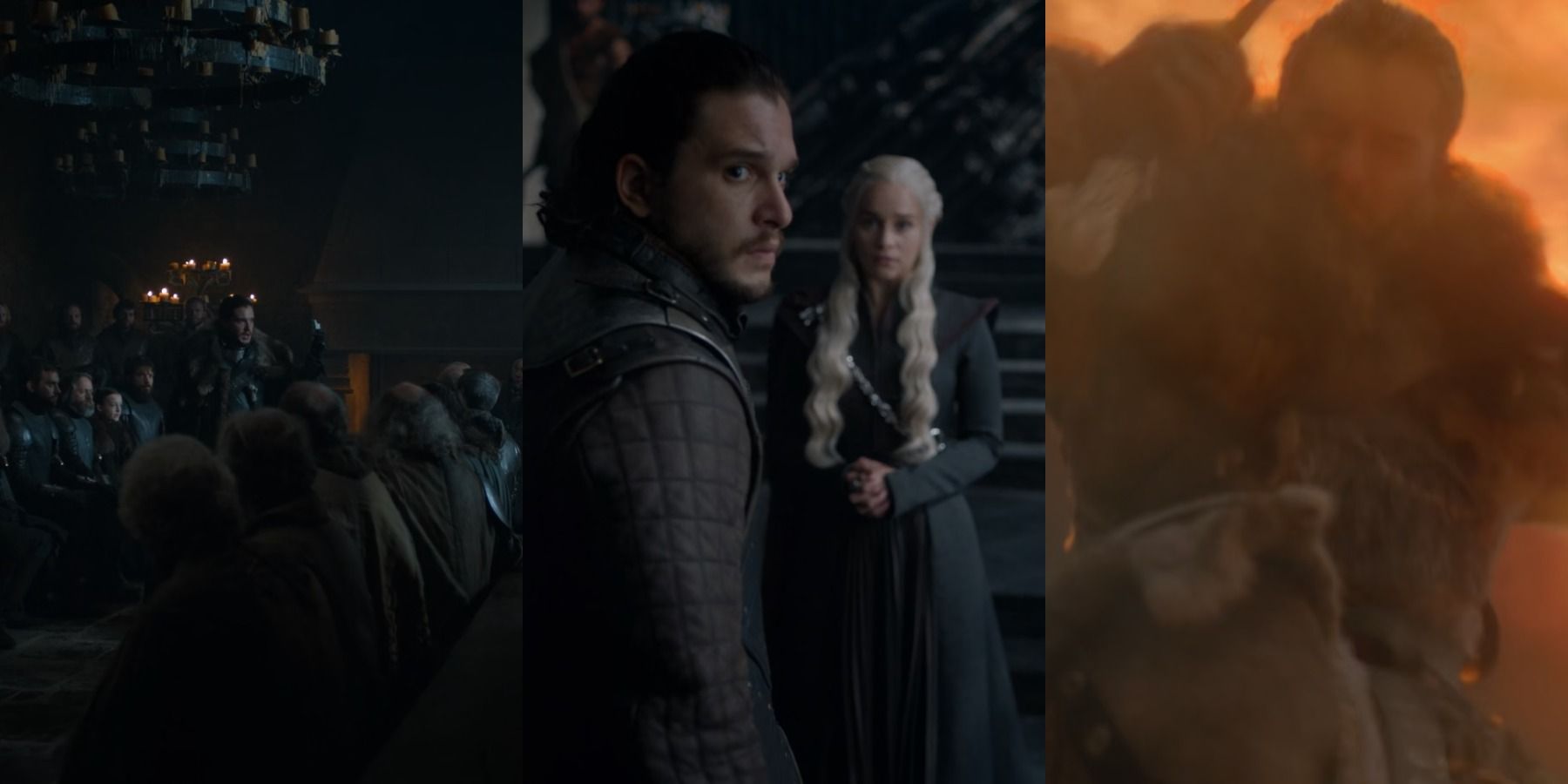 Game Of Thrones Jon bends the knee to Daenerys Targaryen