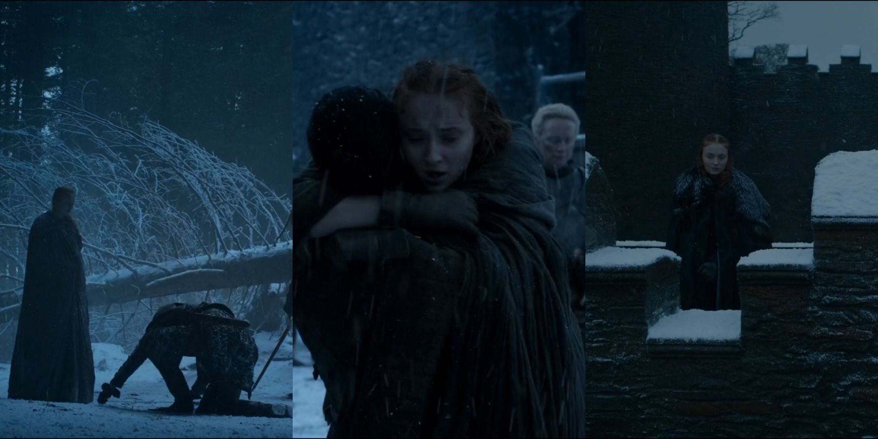 Game Of Thrones Sansa and Jon take back Winterfell