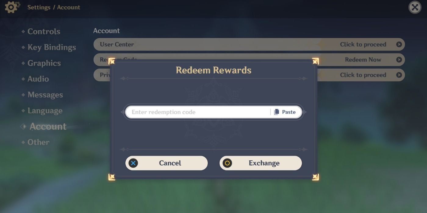 Genshin Impact Redeem Code Rewards