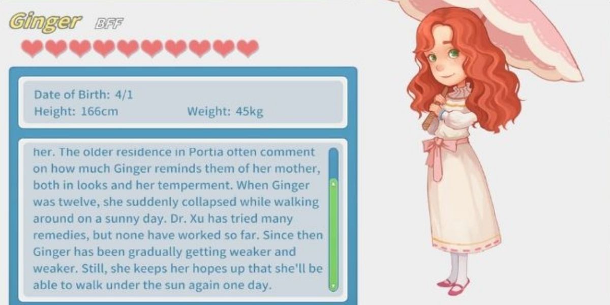 My Time At Portia 10 Reasons To Marry Ginger
