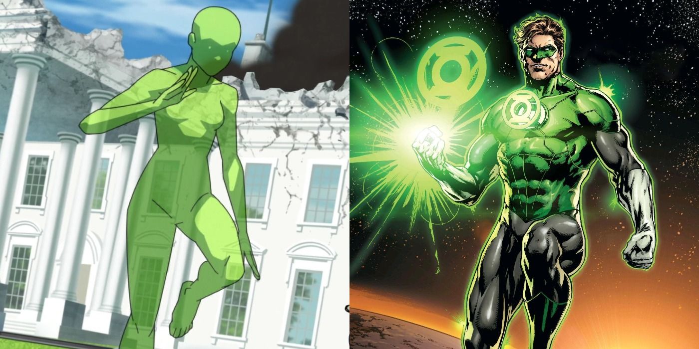 Green Ghost From Invincible And Green Lantern From DC