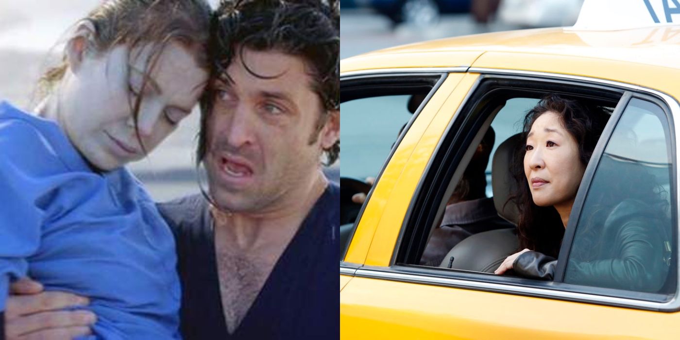Derek holding Meredith after she almost drowns and Cristina in a cab before leaving on Grey&rsquo;s Anatomy Featured Image