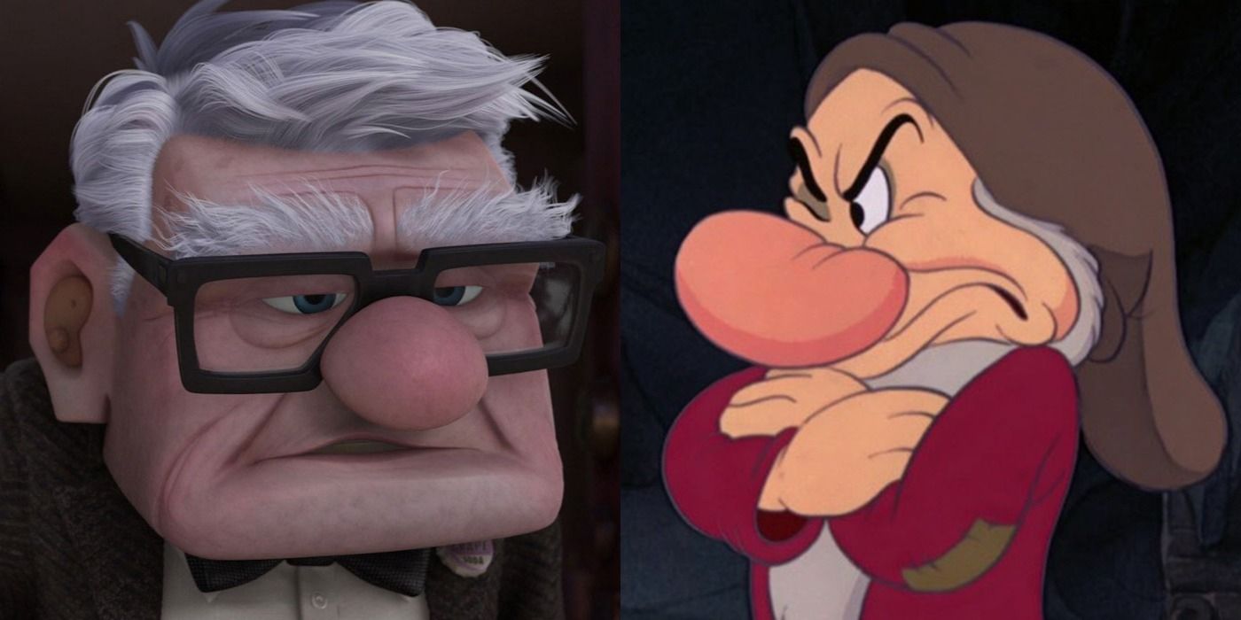 Carl Fredricksen and Grumpy