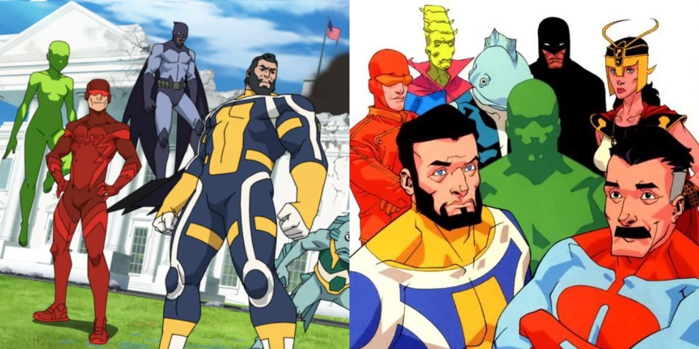 The Guardians of the Globe in both the Invincible comic book and TV adaptation