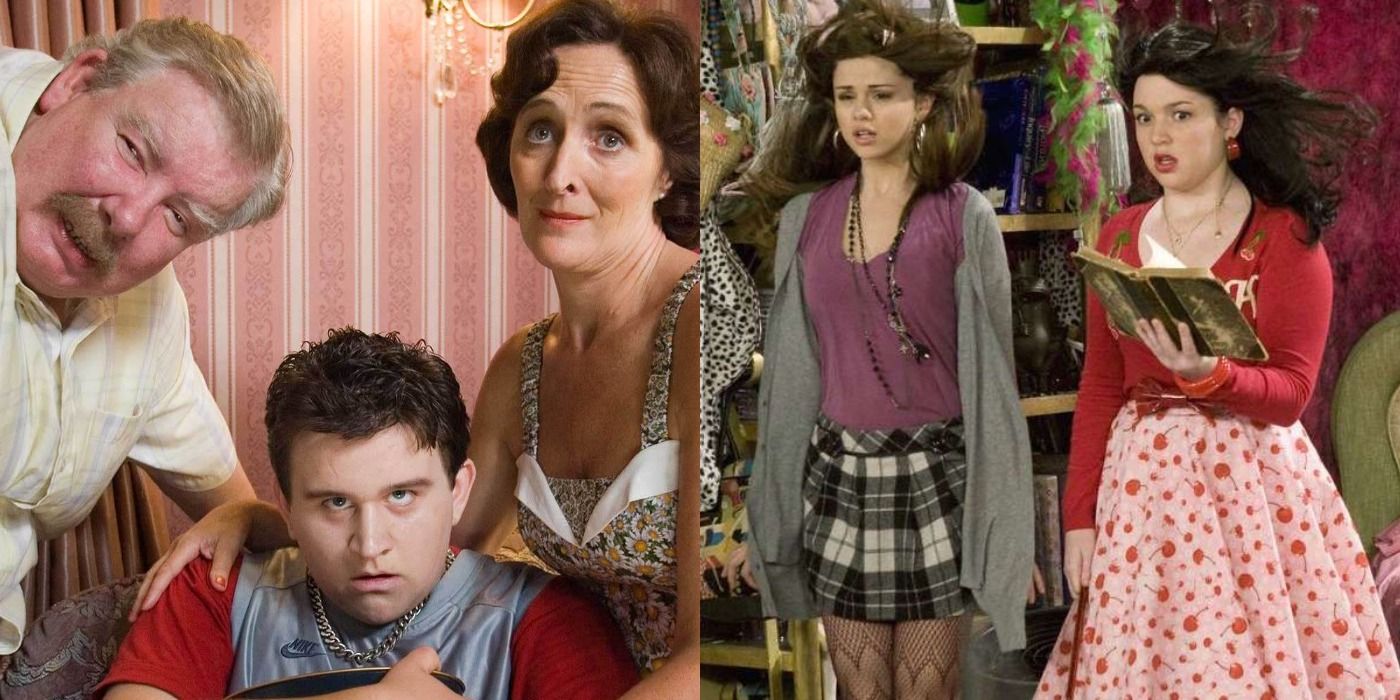 Split Image Harry Potter and the Order of the Phoenix Vernon, Dudley, and Petunia after the Dementor attack, Wizards of Waverly Place Alex and Harper mess up body switching spells
