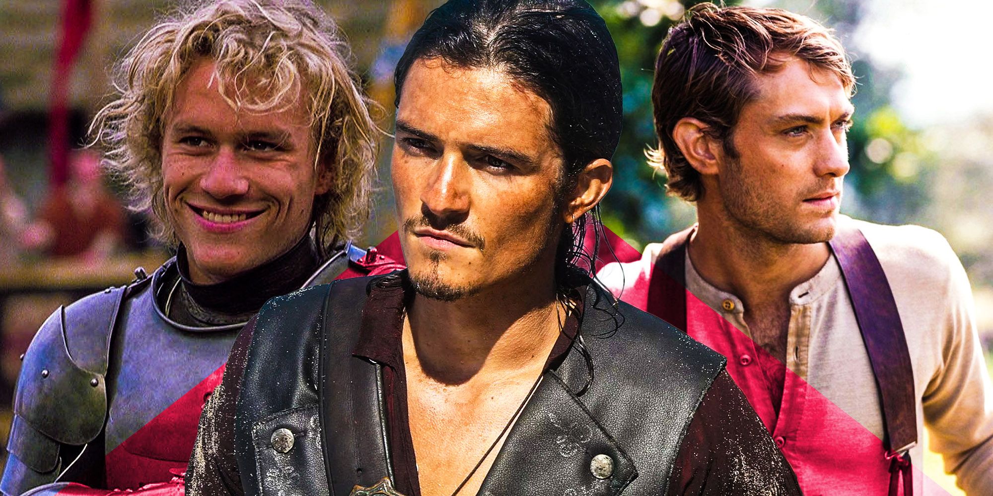 Heath Ledger Jude Law orlando bloom William Turner Pirates of the Caribbean