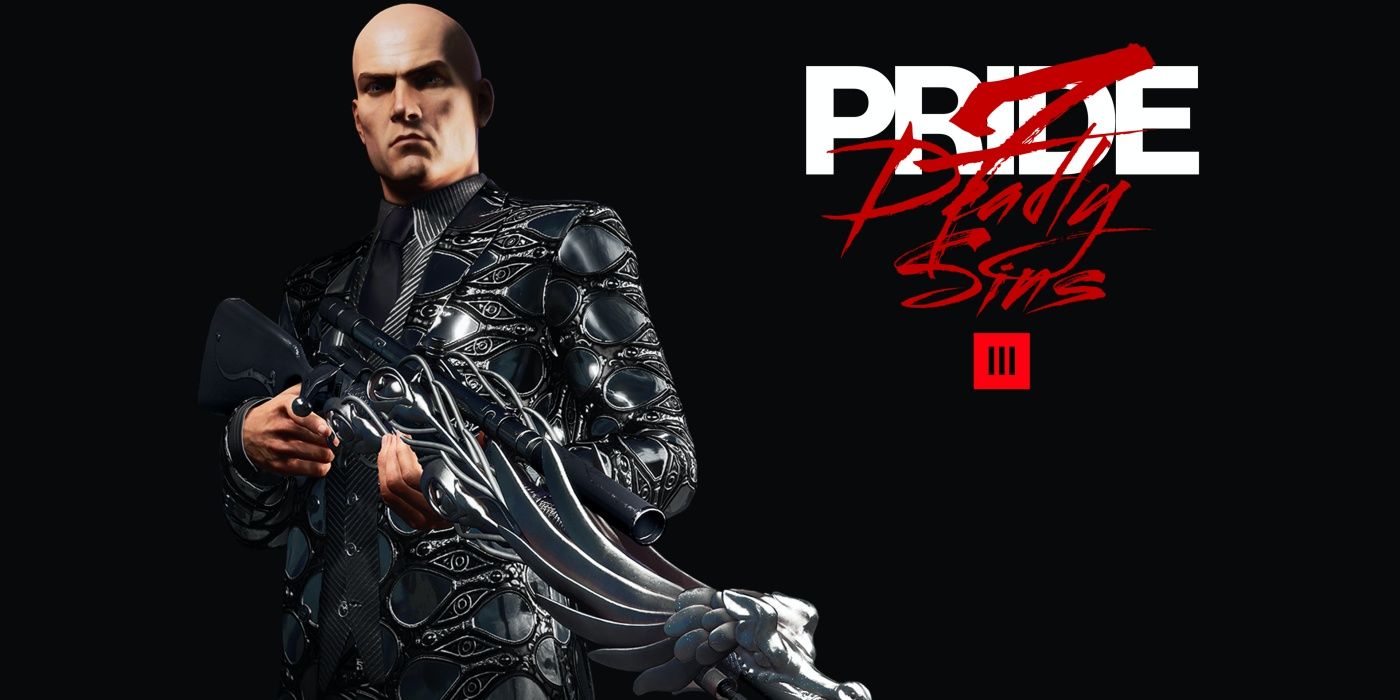 Hitman 3 Pride DLC Adds Fancy Sniper Rifle & More In Seven Deadly Sins