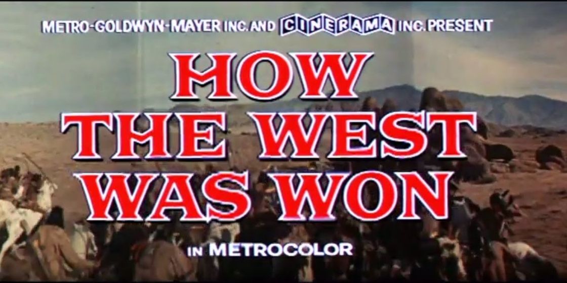 Title screen from How The West Was Won