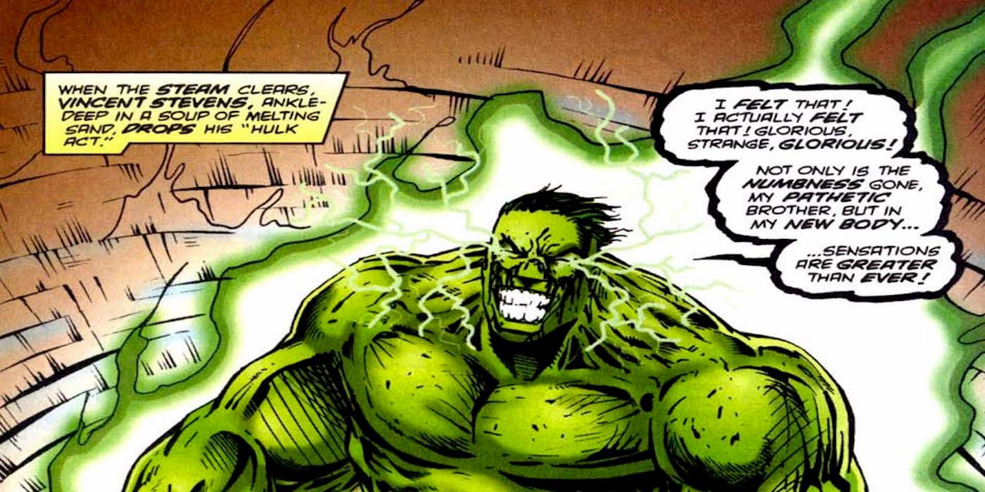 Hulk possessed by Doctor Strange in Marvel Comics.
