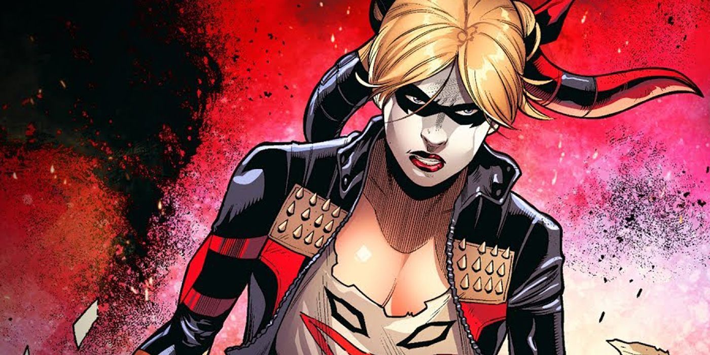 Harley looking angry in the Ground Zero comic