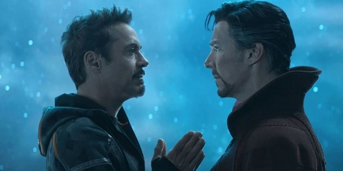 Iron-Man and Dr Strange as friends