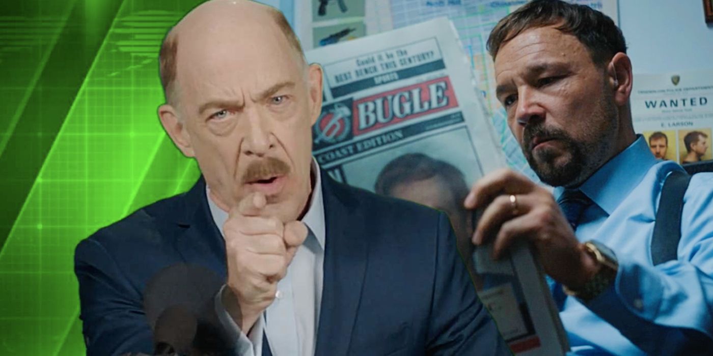 J Jonah Jameson in Spider-Man Far From Home and Daily Bugle and Stephen Graham in Venom 2