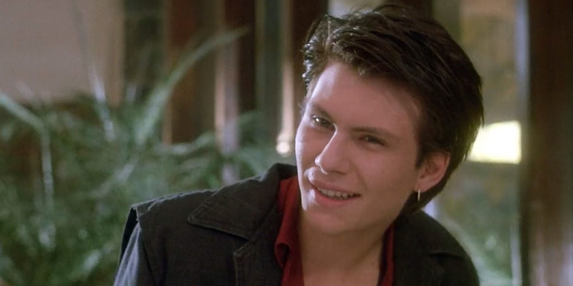 JD smiles in his house in Heathers