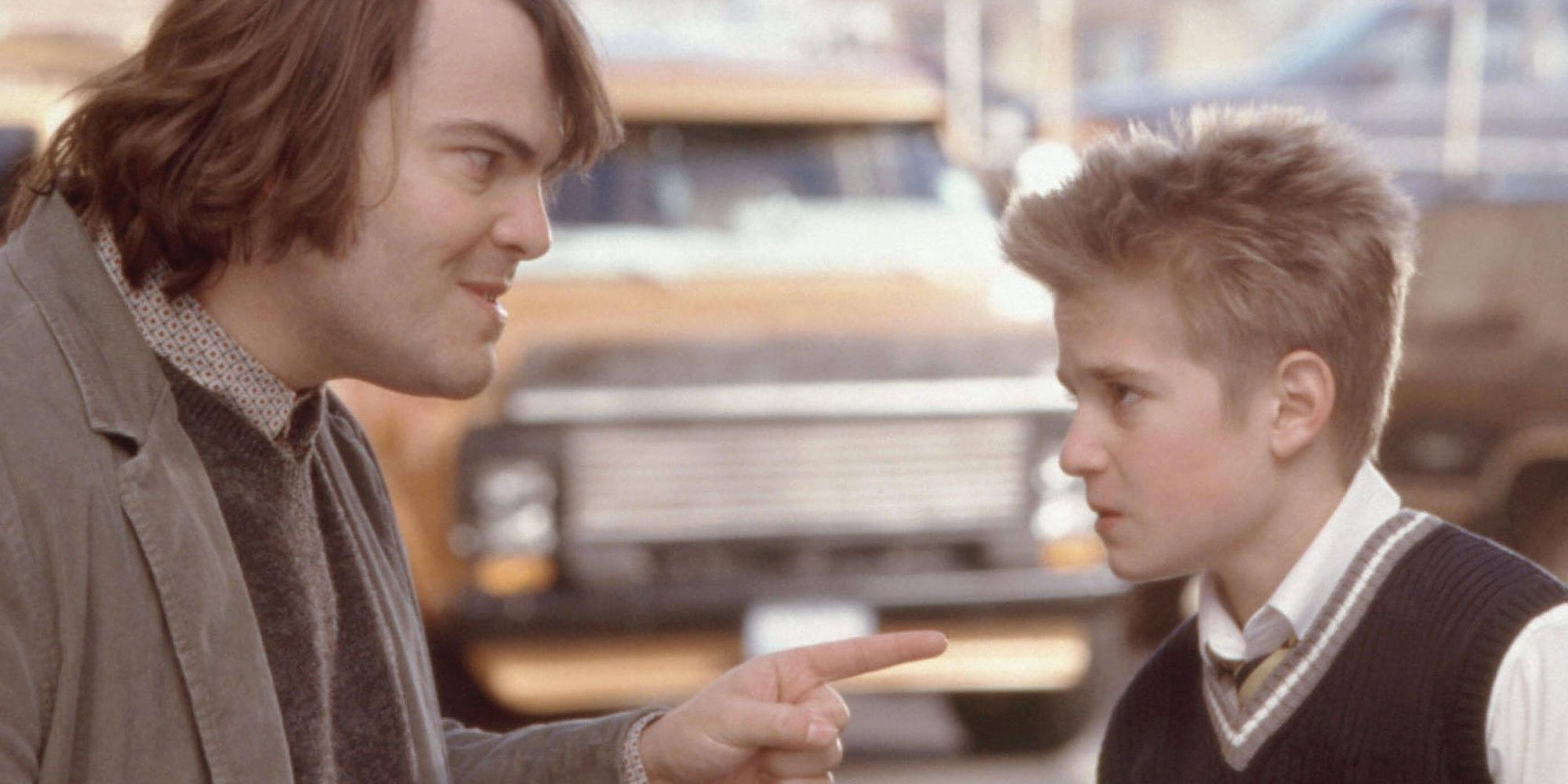 Dewey repreendendo Freddy na Escola de Rock