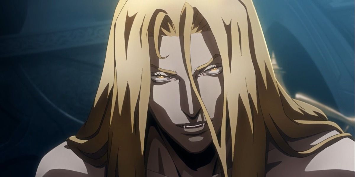 James Callis' Alucard in the season 1 finale of Castlevania