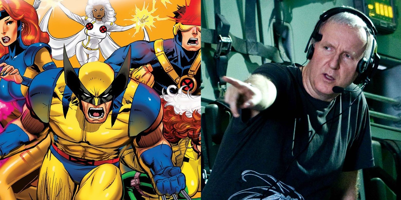 Wolverine and other X-Men in the comics/James Cameron on-set directing