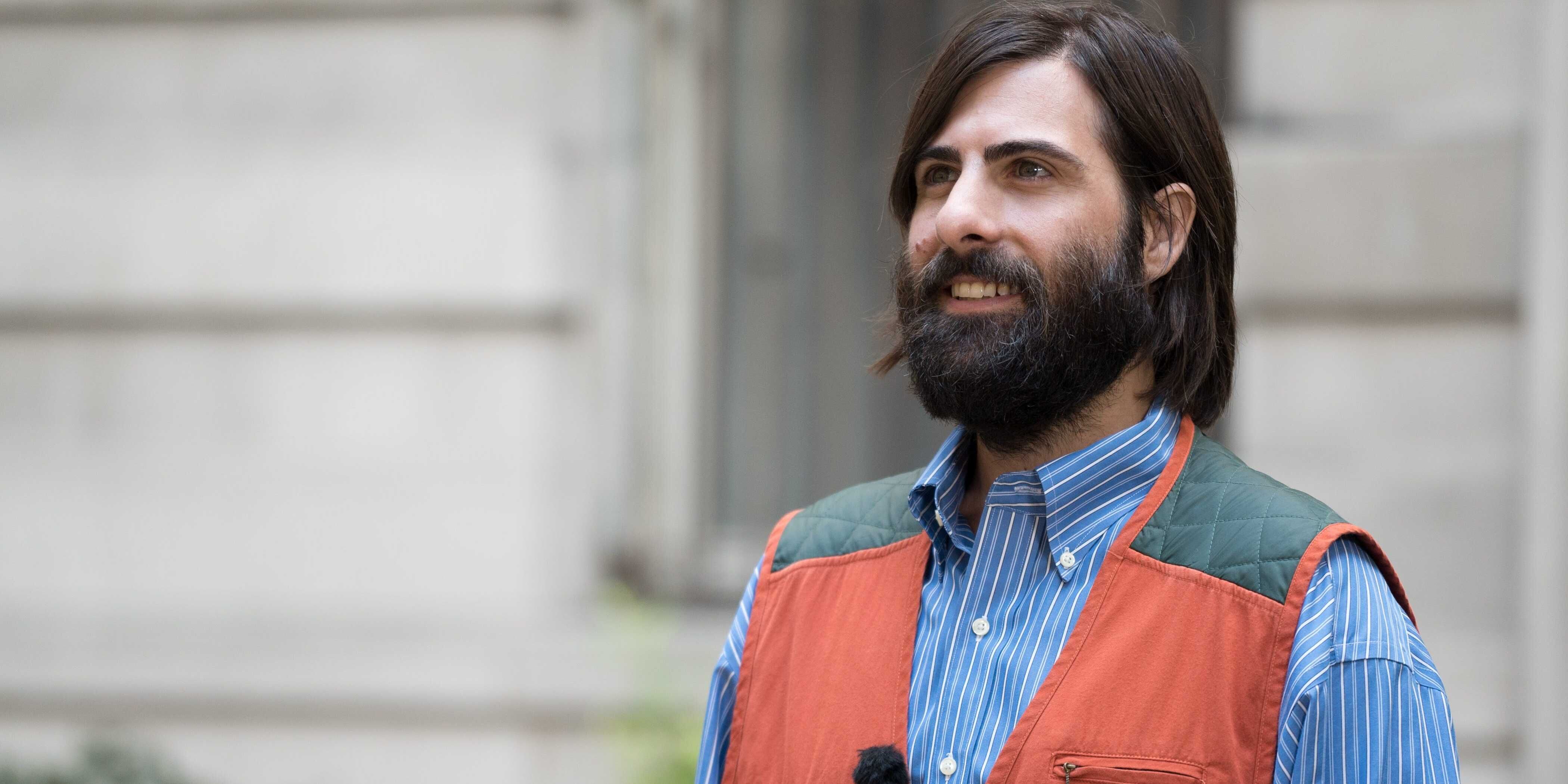 Jason Schwartzman in a vest on Mozart in the Jungle