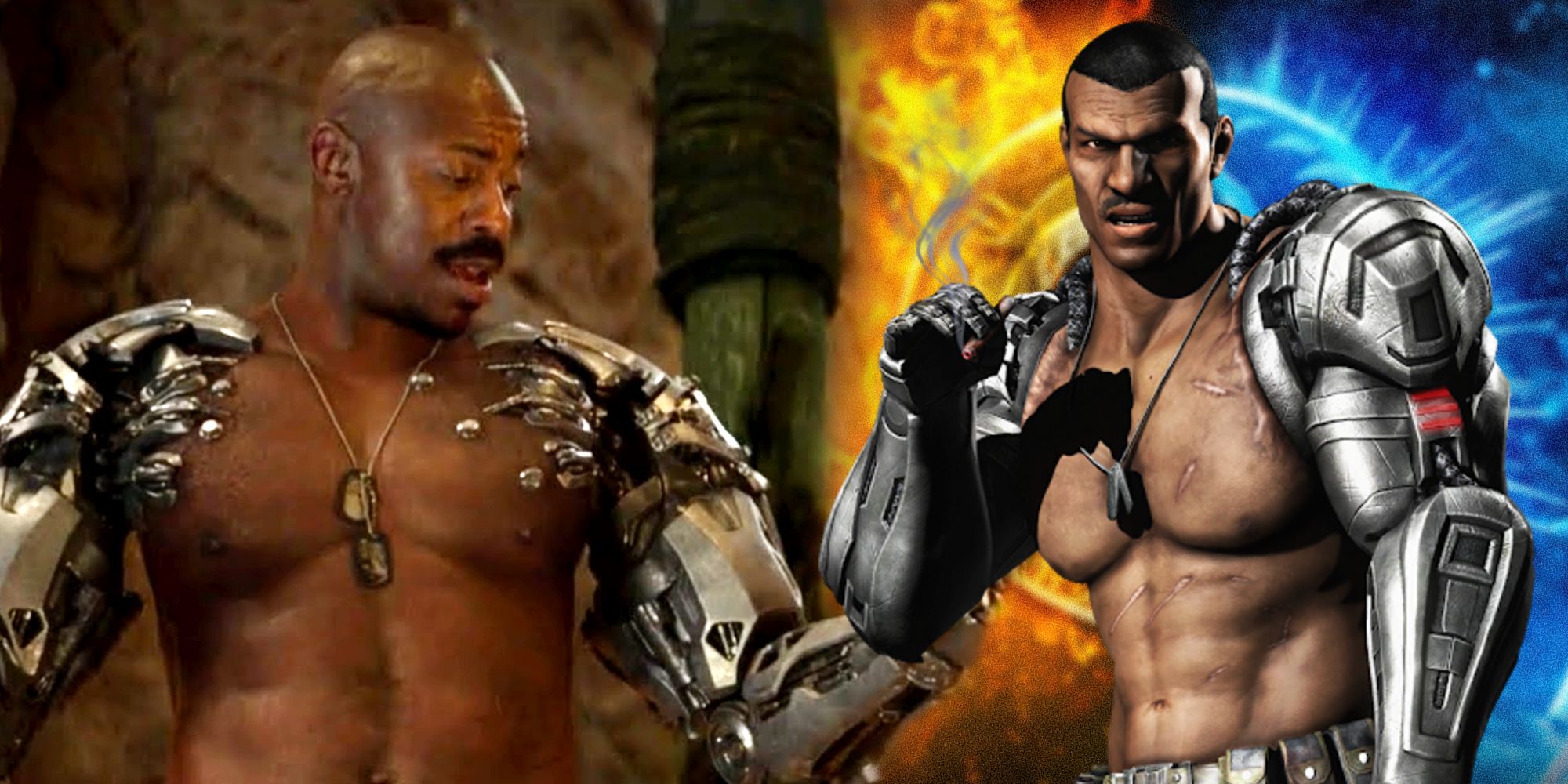 Jax Briggs in Mortal Kombat 2021 and MK Video Game