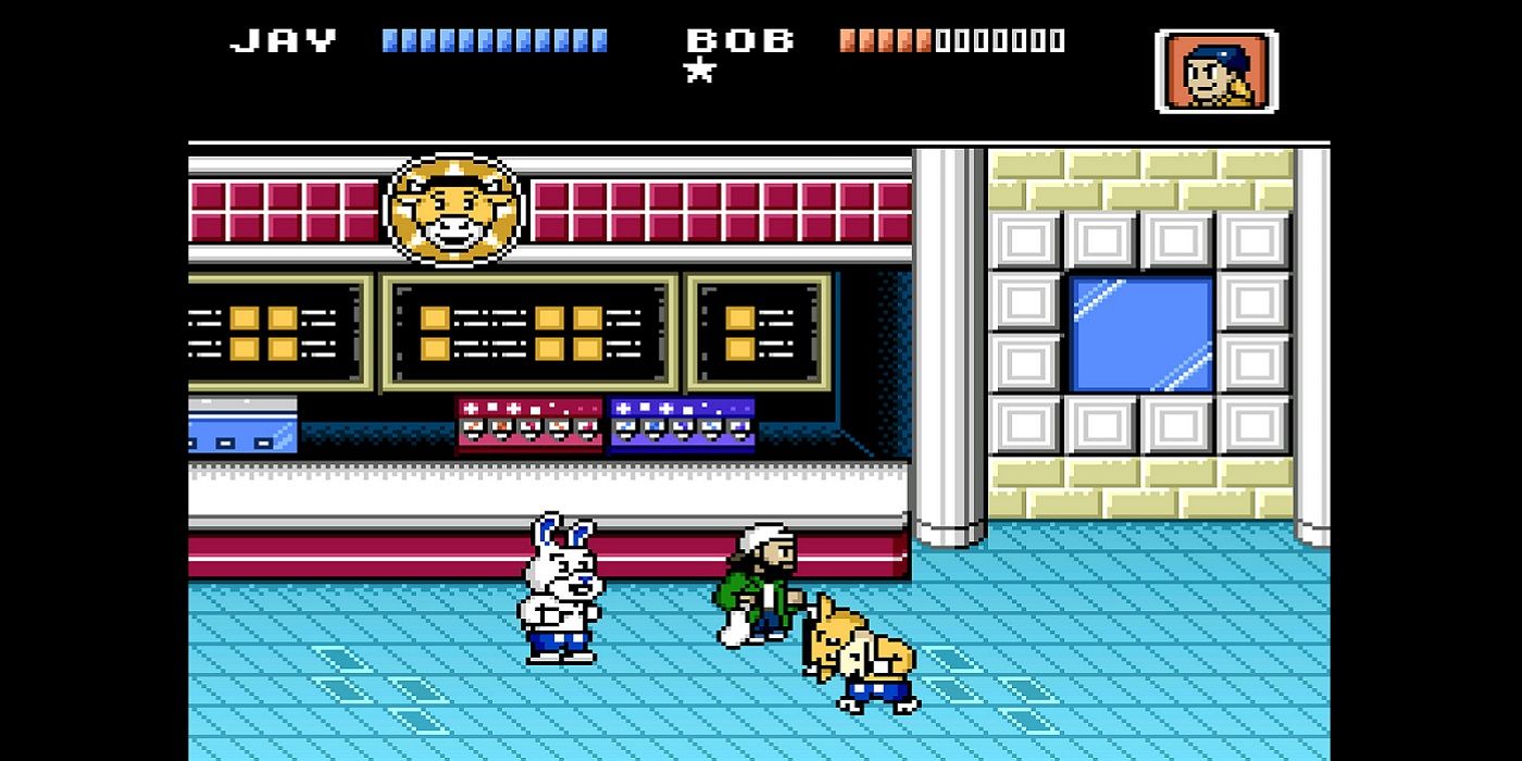 Jay Silent Bob Mall Brawl Cow Gameplay