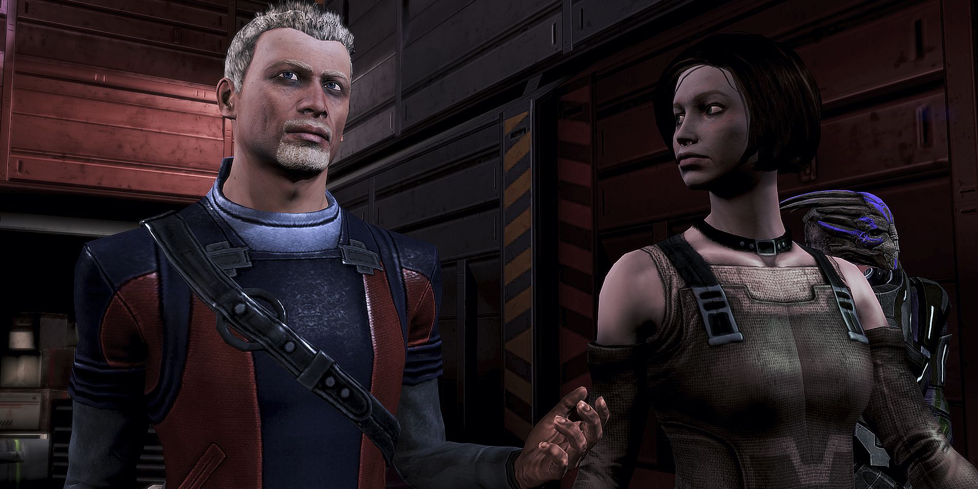 Jenna and Conrad in Mass Effect