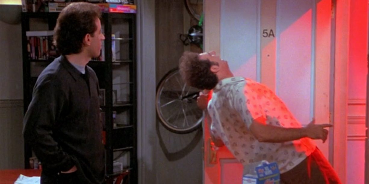 Jerry and Kramer switch apartments in Seinfeld